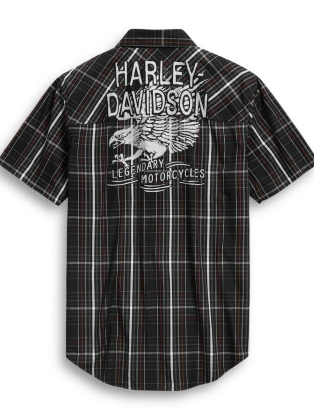 Harley-Davidson Men's Legendary Plaid button down Shirt size Medium